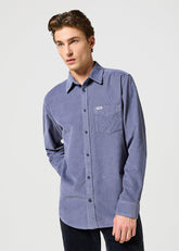 Męska Koszula Wrangler 1 Pkt Corduroy Shirt Grisaille 112357218 W5L0008823